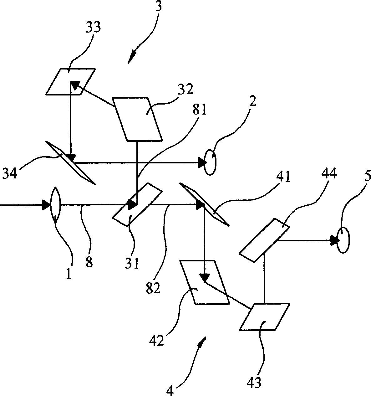 Monocular binocular telescope