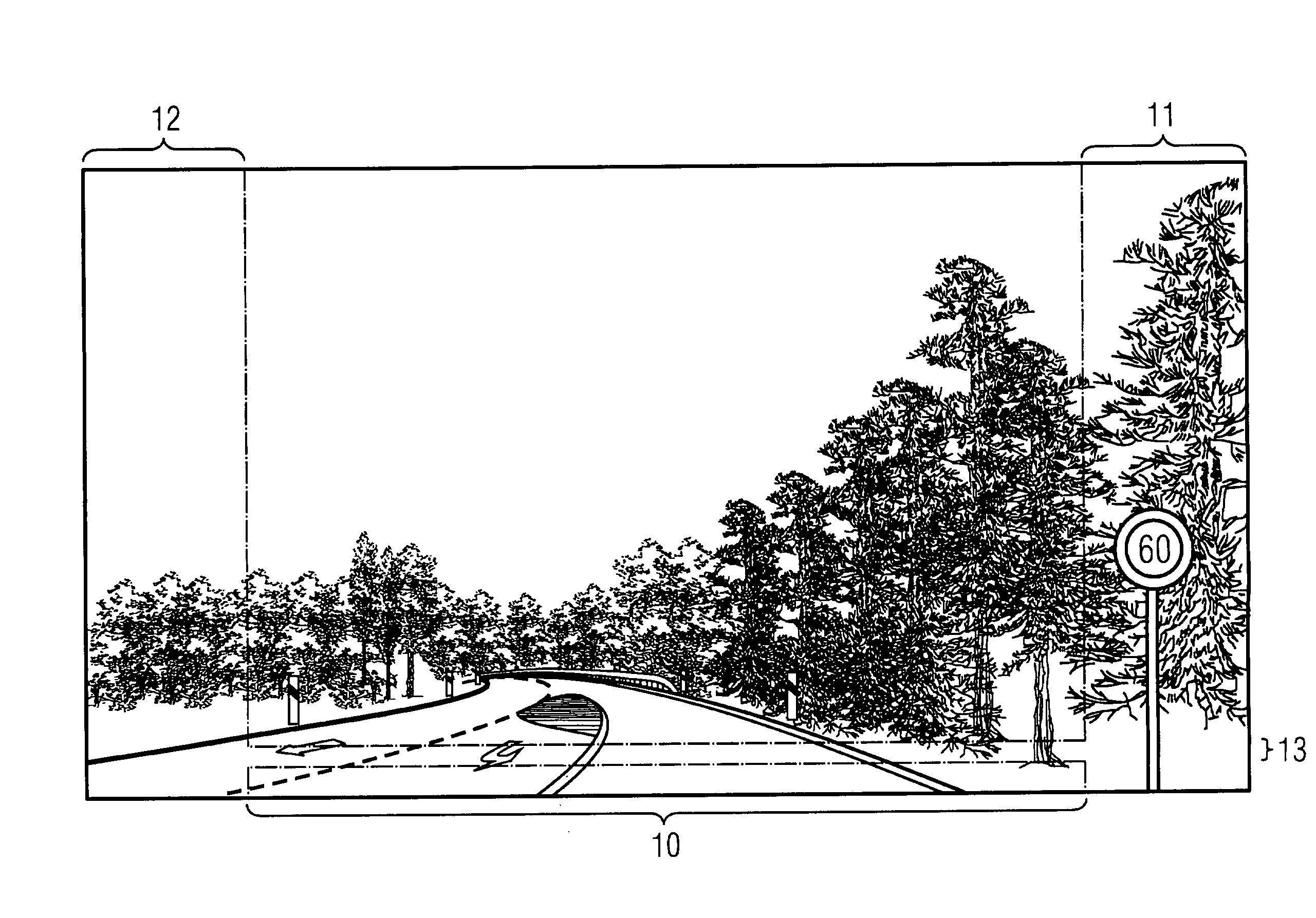 Monitoring Unit for a Motor Vehicle, Having Partial Color Encoding