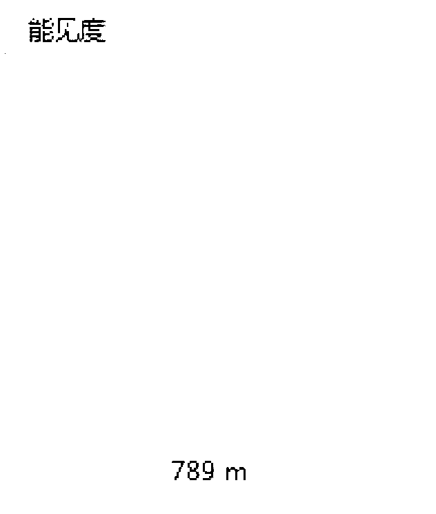 Visibility graphical display method and apparatus