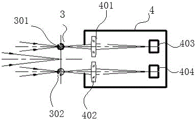 Optical device for simultaneously acquiring human face image and iris image and identity authentication method thereof