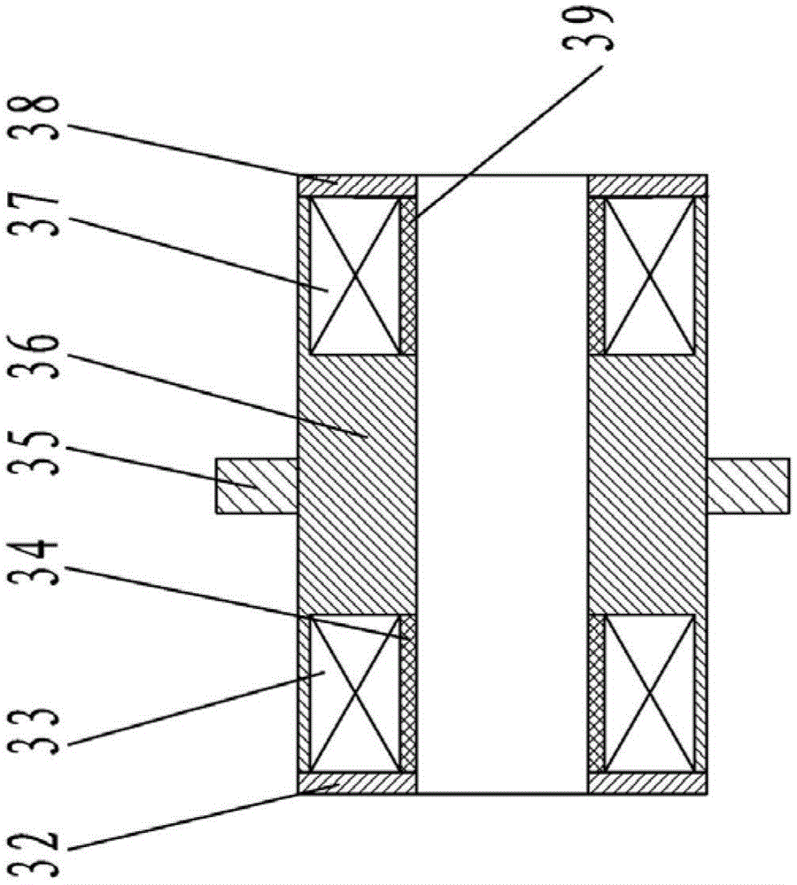 Drilling construction gas gushing collection device