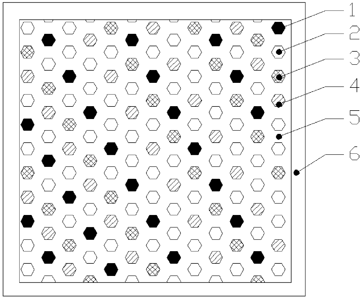 Long-acting slow-dissolving composition capable of immediately generating strong oxidation chlorine dioxide when encountering water