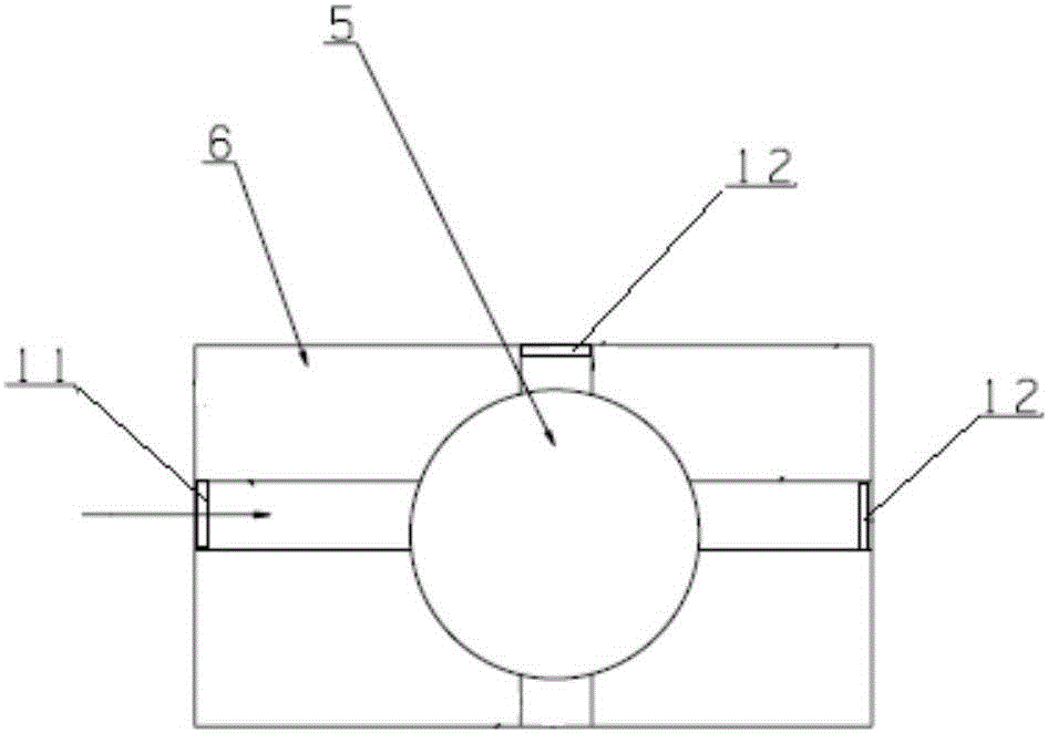 Device for detecting turbidity of pipe network end