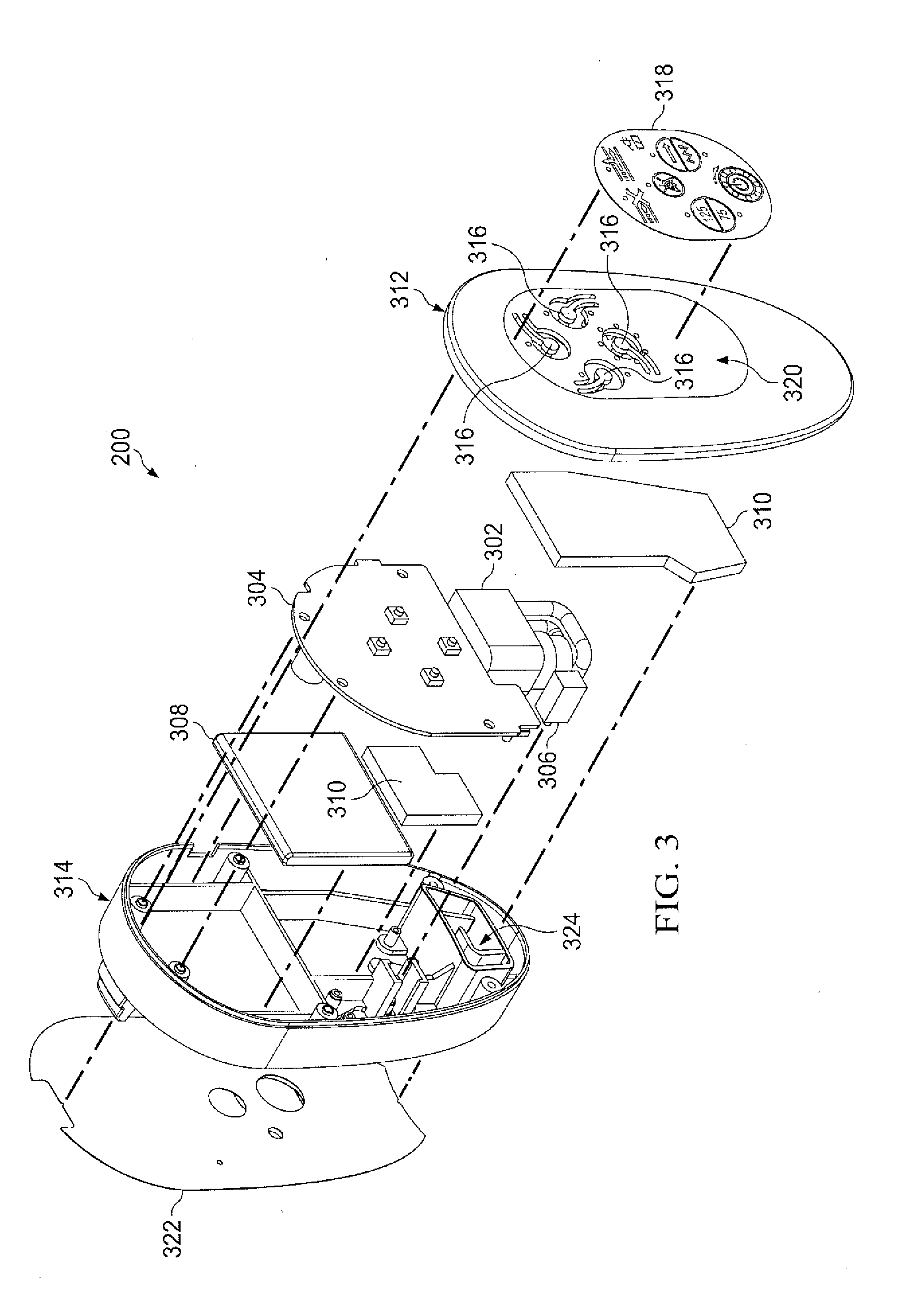 Therapy apparatus with integrated fluid conductors and noise attenuation