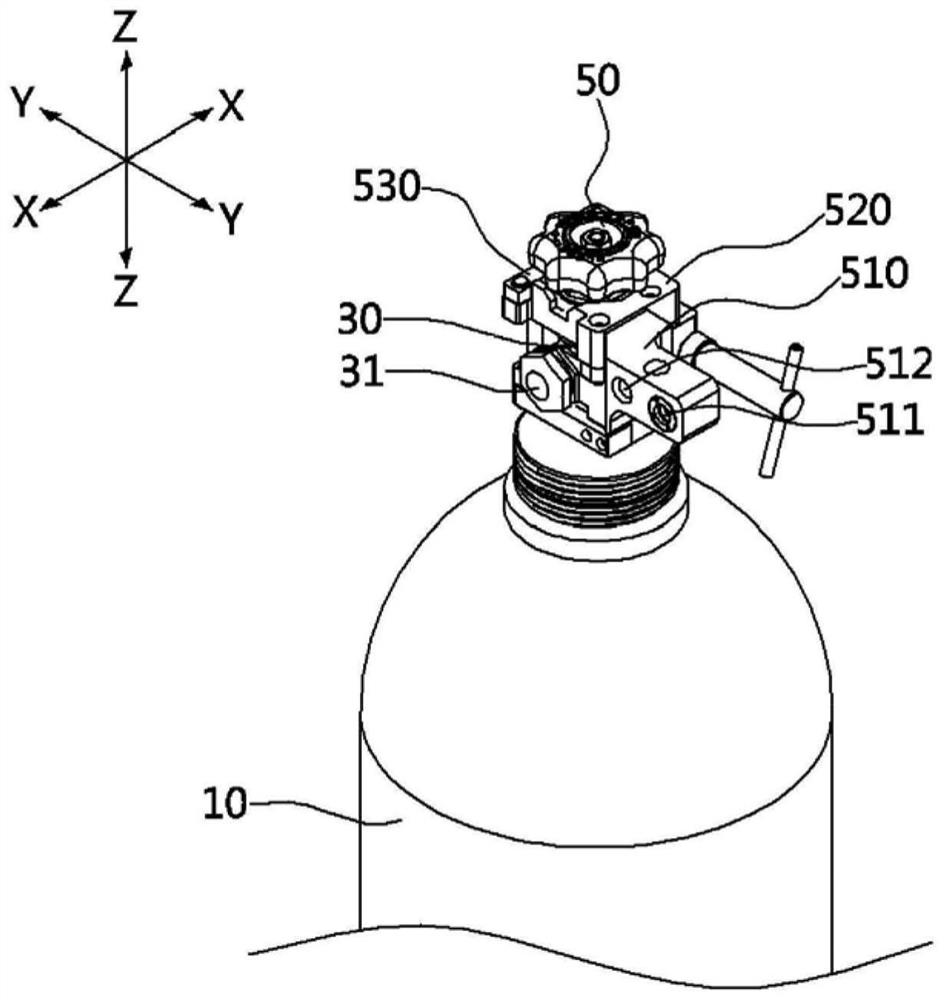 Gas supply device and sealing gasket replacement method of gas supply device