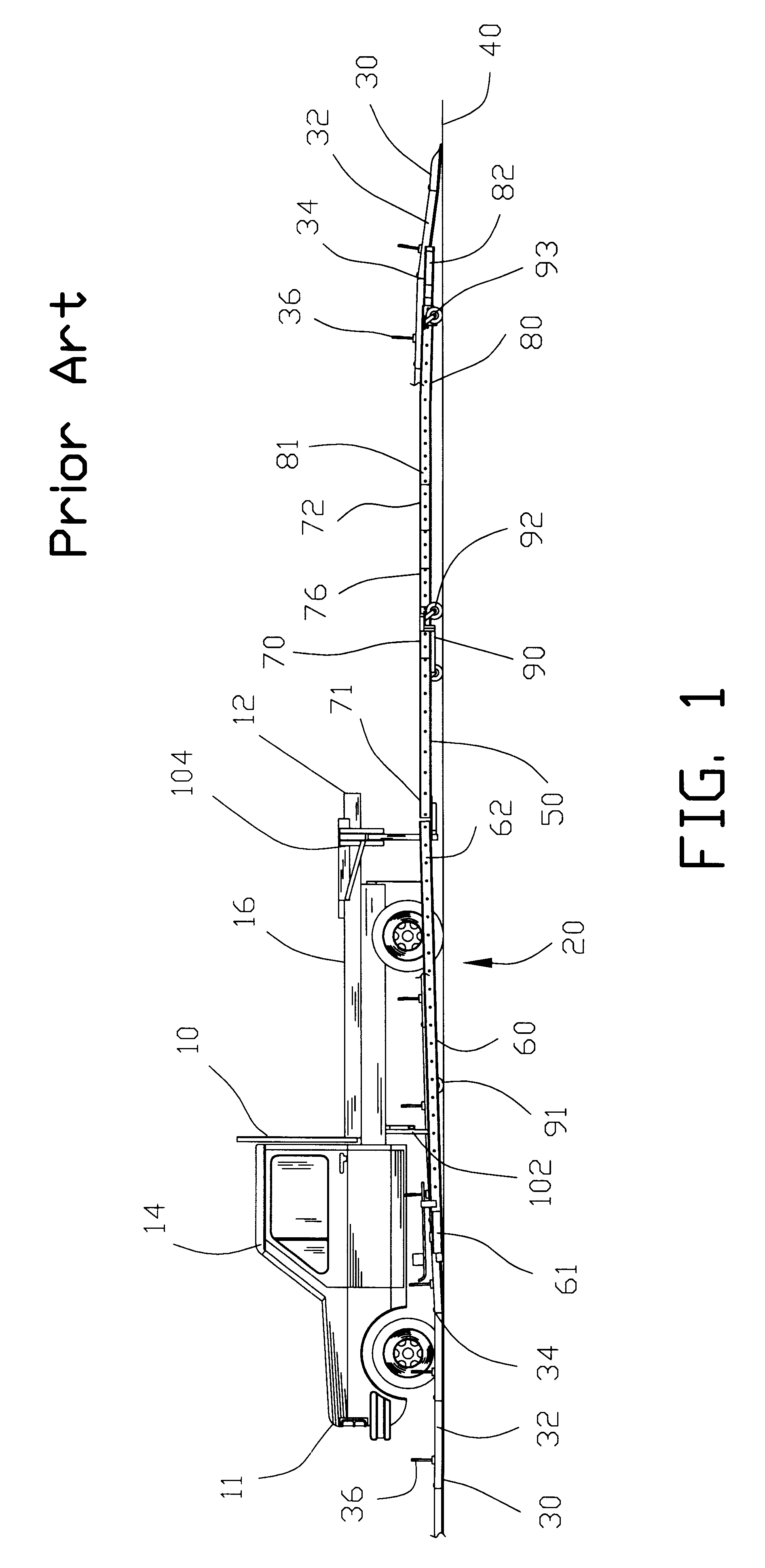 Apparatus for translocating lane divider