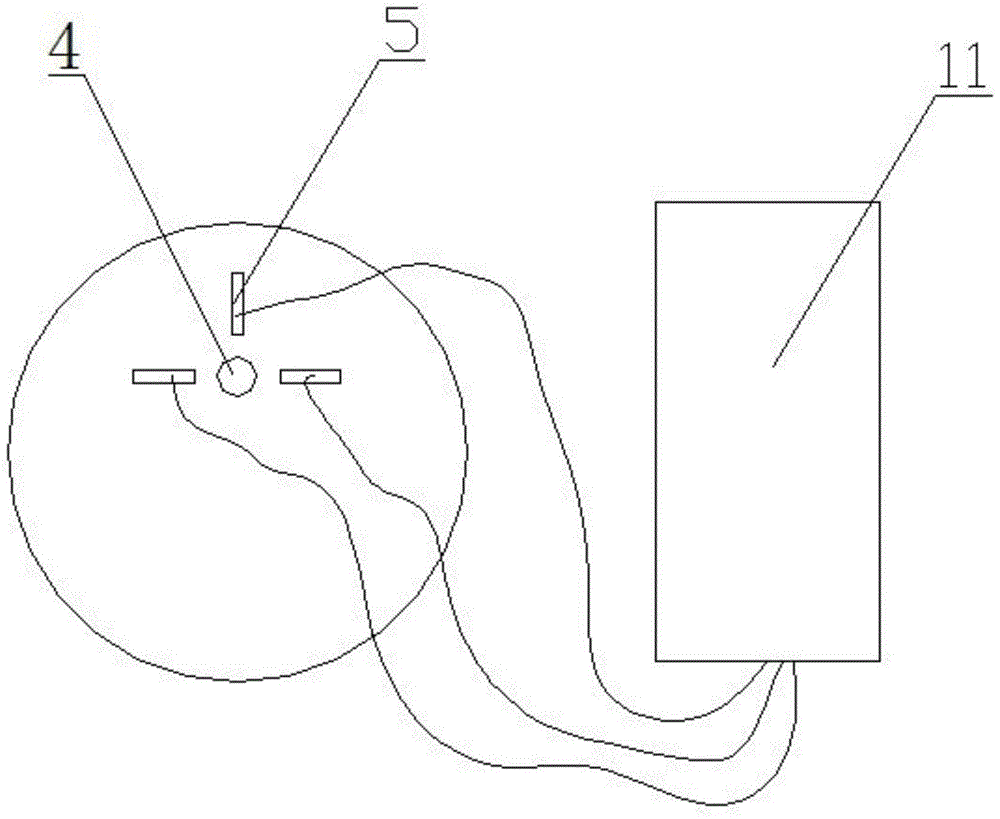 Automatic centering adjustment device and centering method used between gearbox and generator