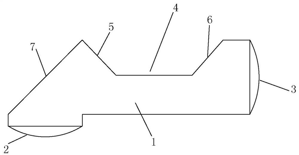 Coupling lens capable of realizing incident light and return light detection