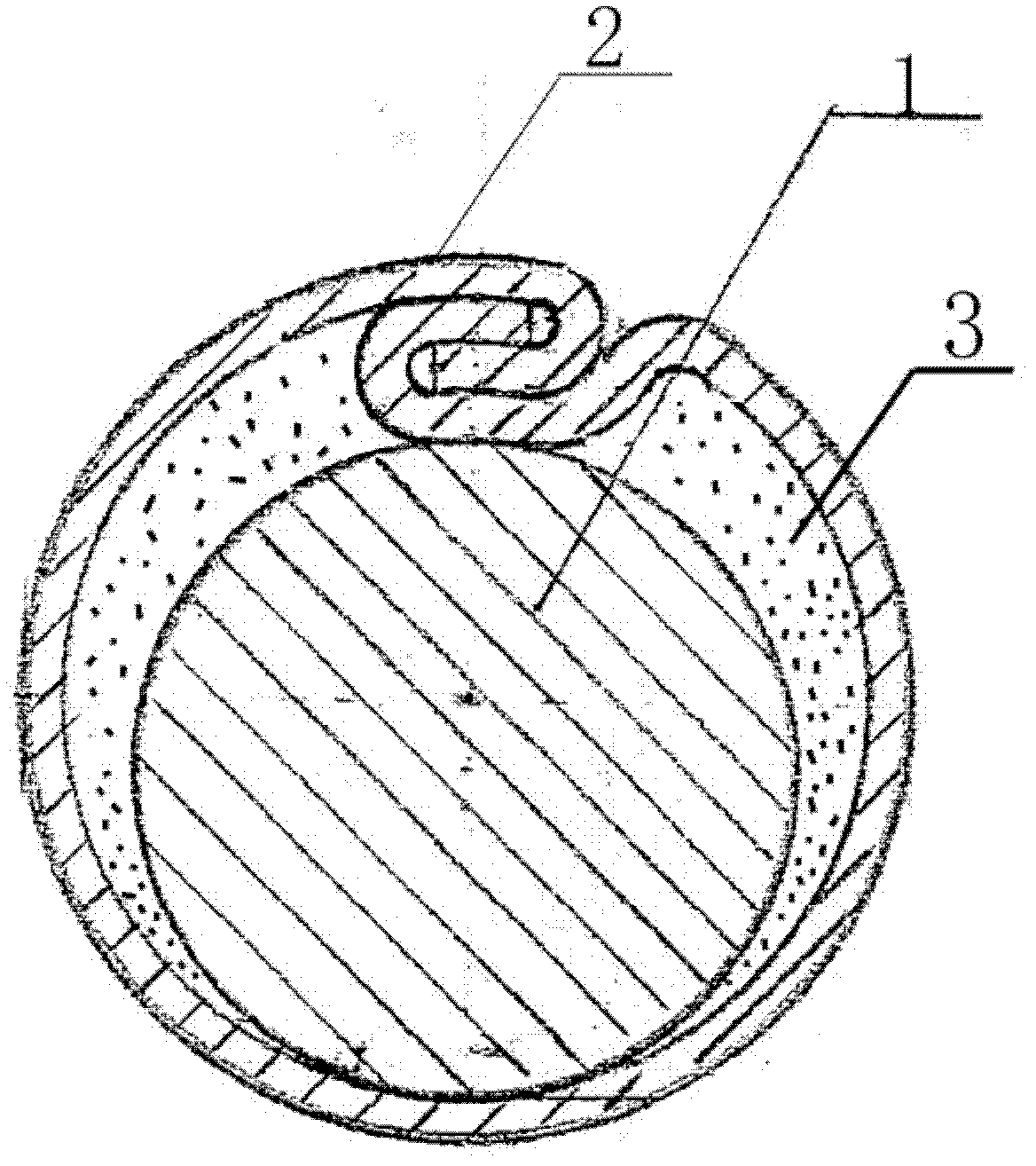 Metal calcium core composite cored wire and preparation method thereof