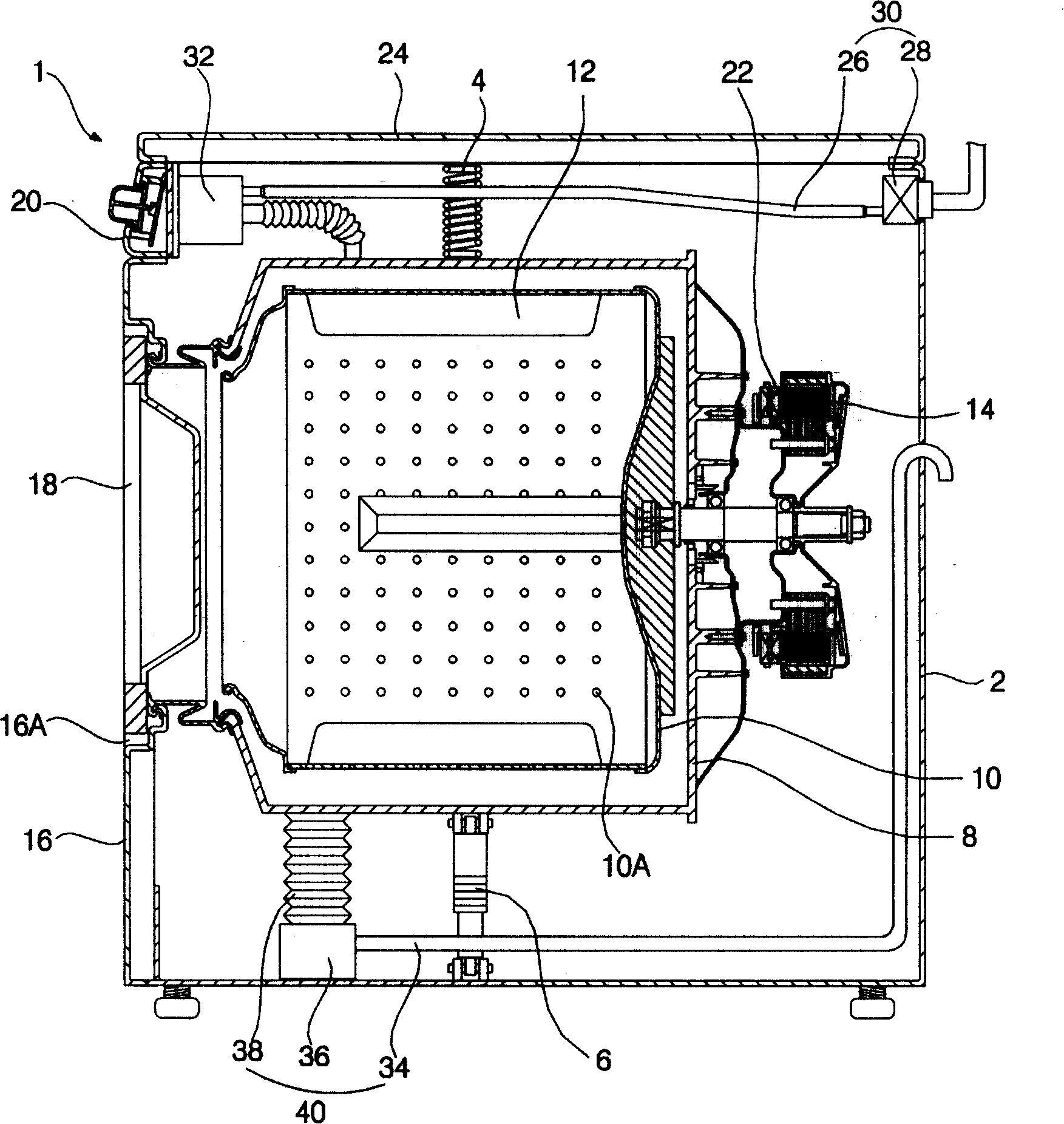 Dewatering method for drum washing machine