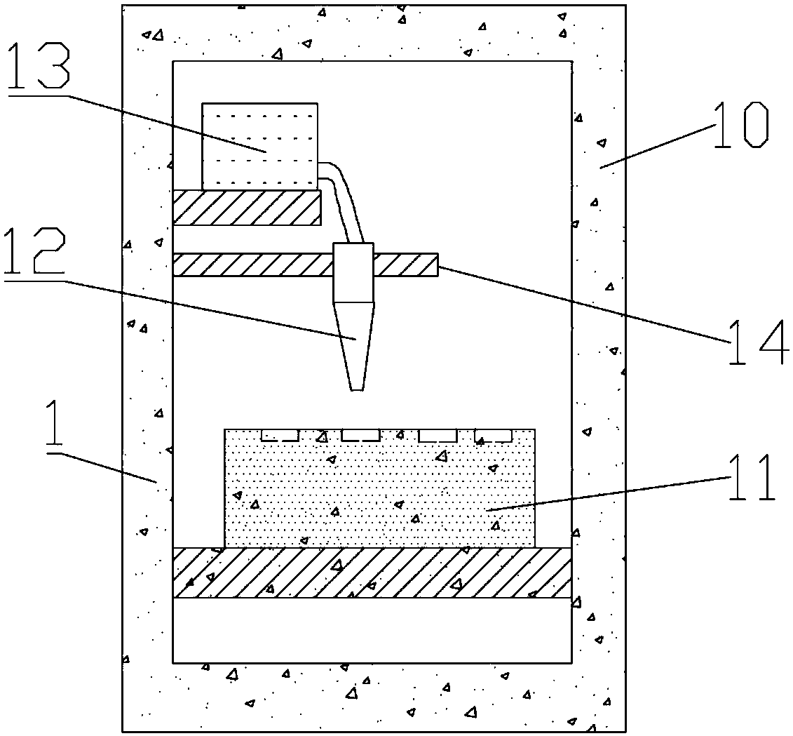 High-efficiency washing device for jewelry blanks used for production of jewelries