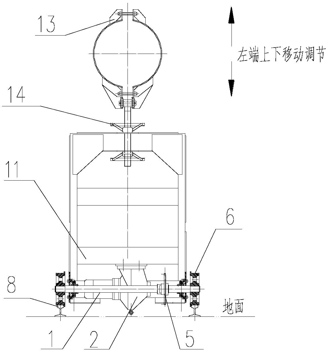 Floor type burner regulating device and using method