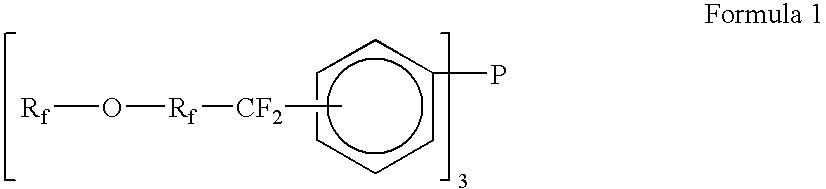 Fluoro derivative-substituted aryl pnictogens and their oxides