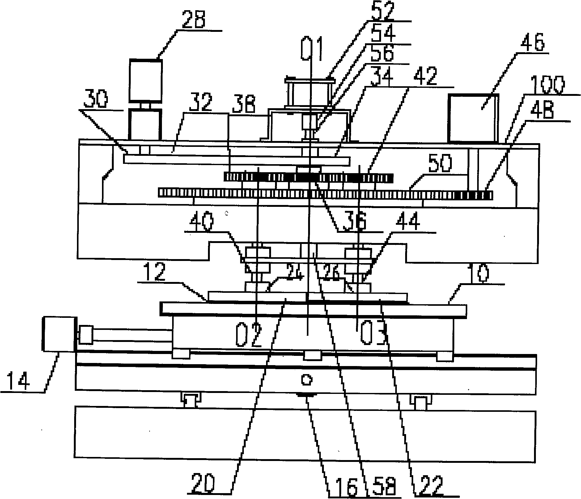 Plate glass surface grinding device and method