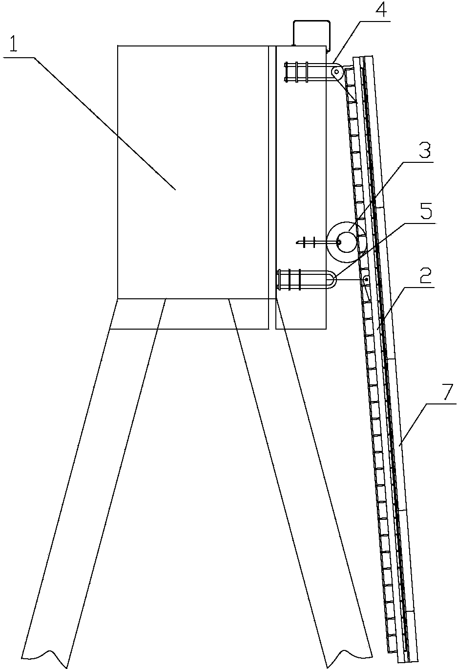 High-tidal-range sea area draught fan multi-pile cap foundation integrated mooring system