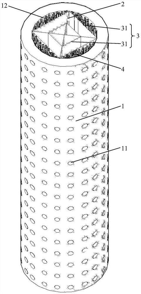 Rapid slurry dehydration device and dehydration method thereof