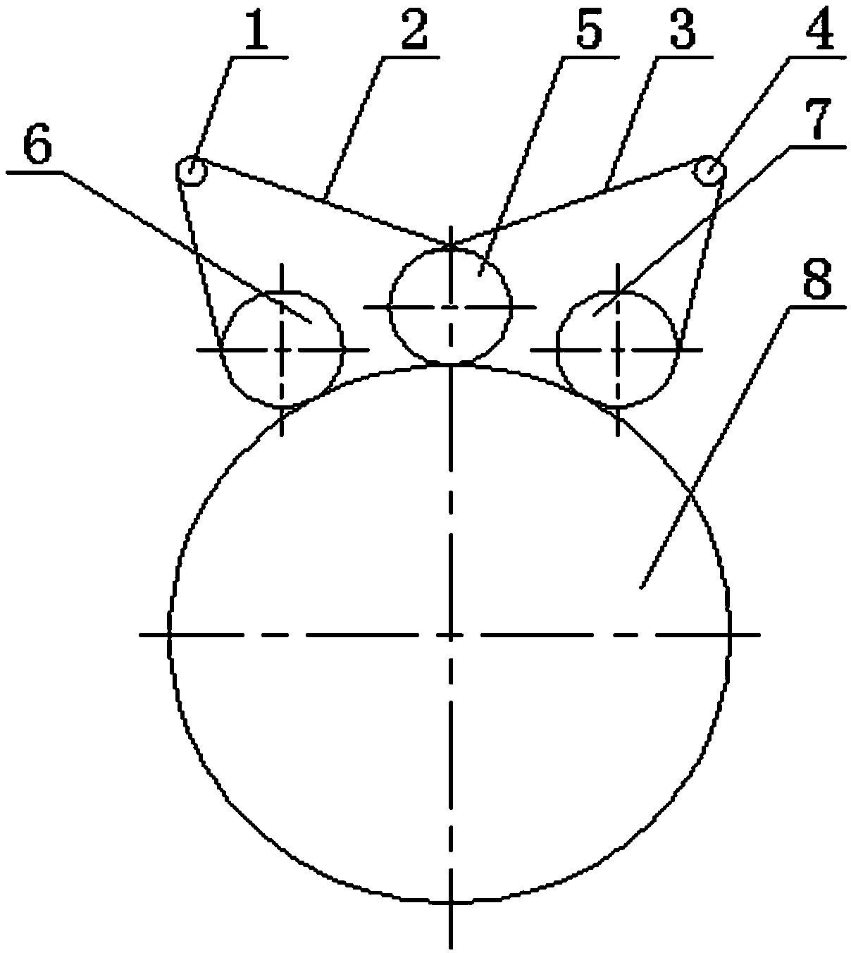 Compression roller mechanism in rotary ironing machine