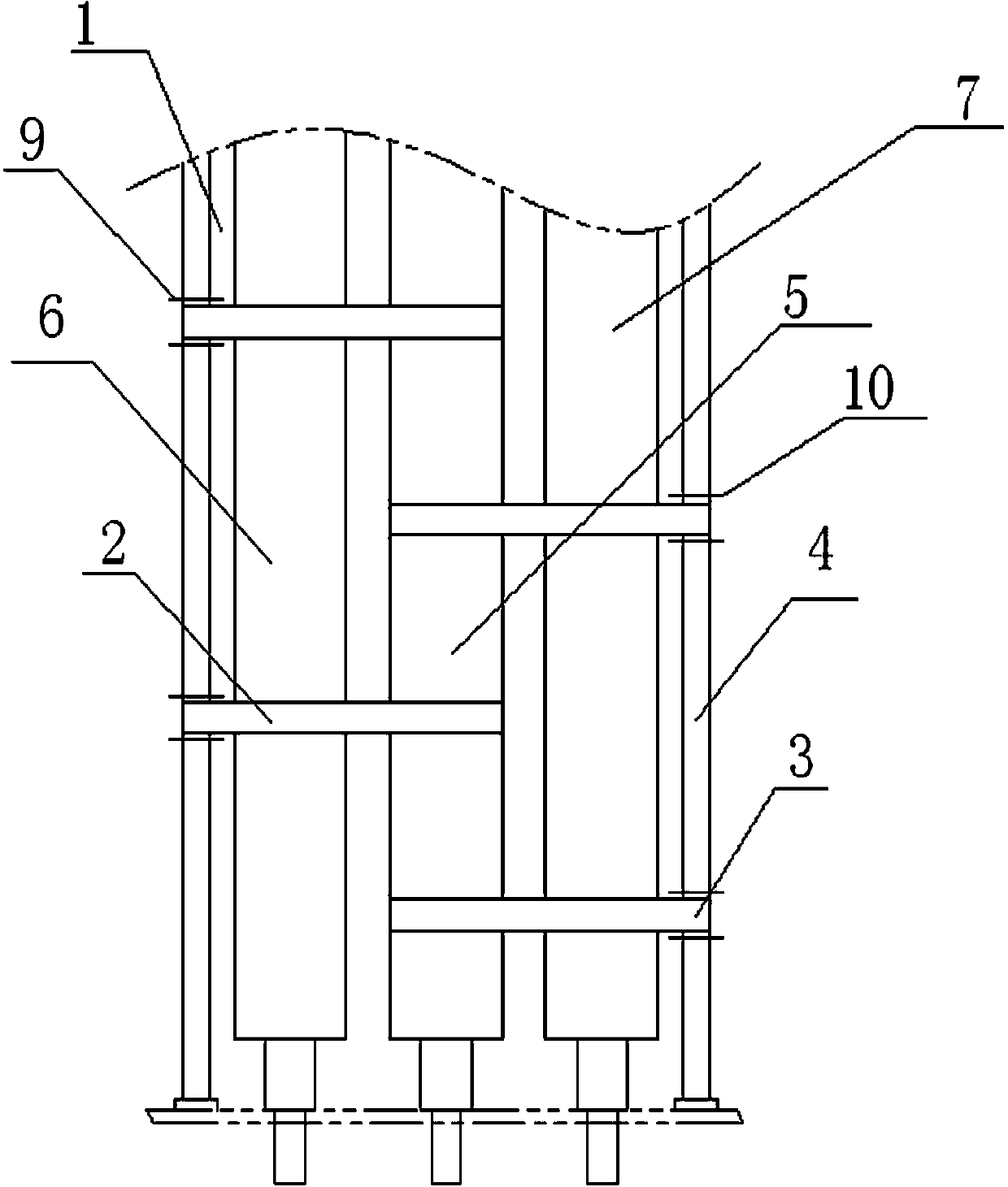 Compression roller mechanism in rotary ironing machine