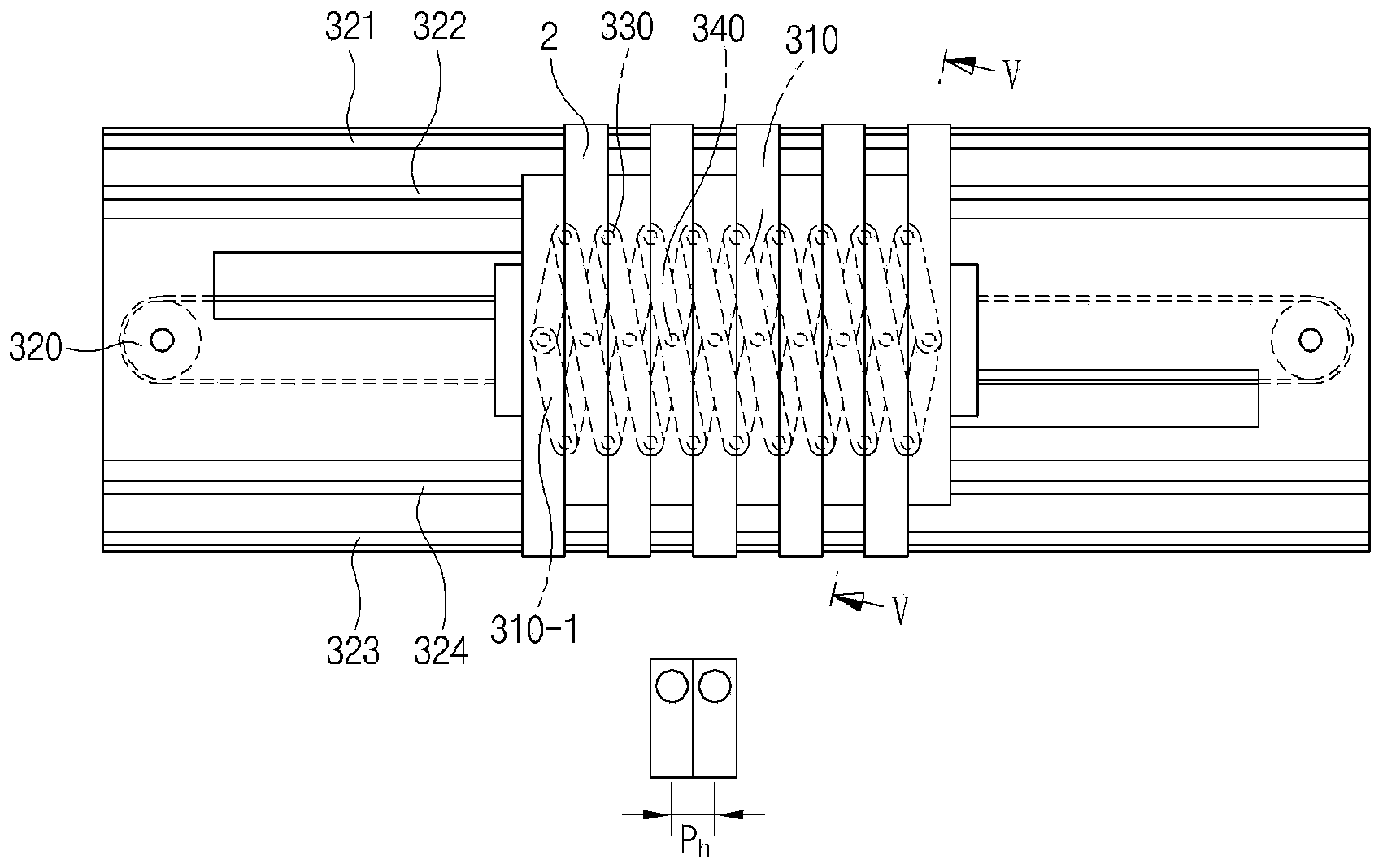 Transferring tool, and linking member and picker thereof