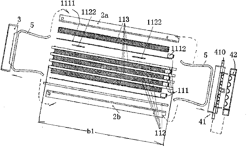 Electric heater for air conditioner of automobile