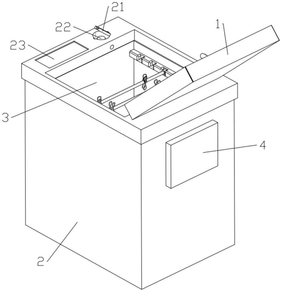 Mechanical device for cleaning rag