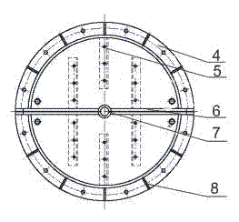 Water cooling device for oxygen lance of bottom blowing lead smelting furnace