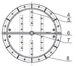 Water cooling device for oxygen lance of bottom blowing lead smelting furnace