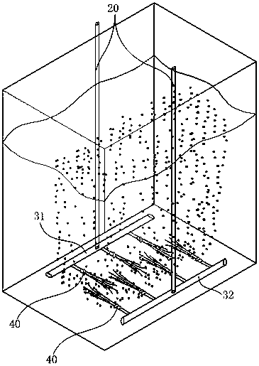 Ozone water flow mixing device