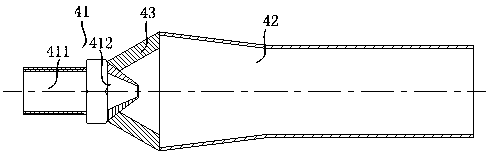 Ozone water flow mixing device