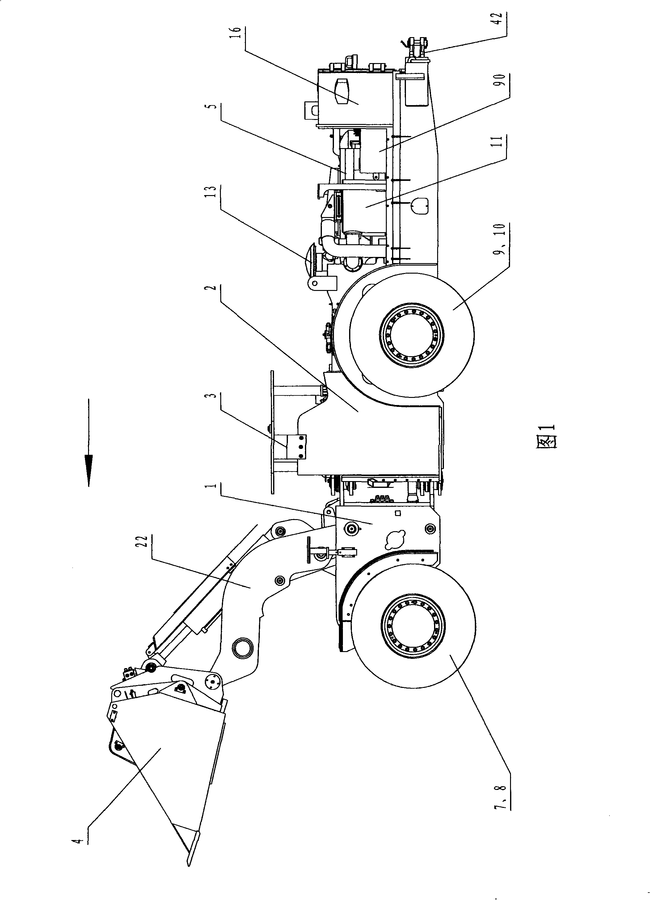 Underground explosion-proof type multifunctional vehicle of coal mines