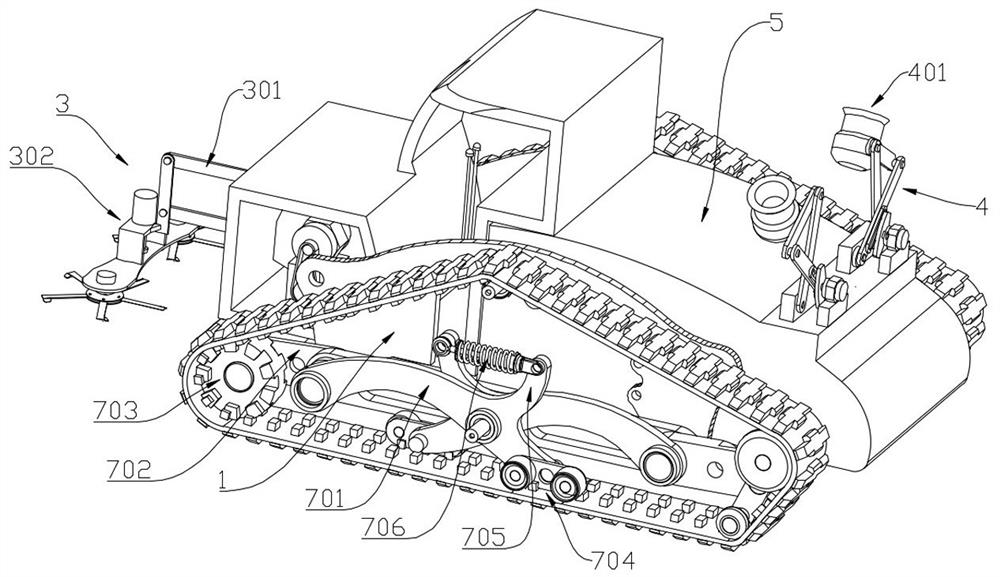 Multifunctional plant protection operation vehicle for orchards