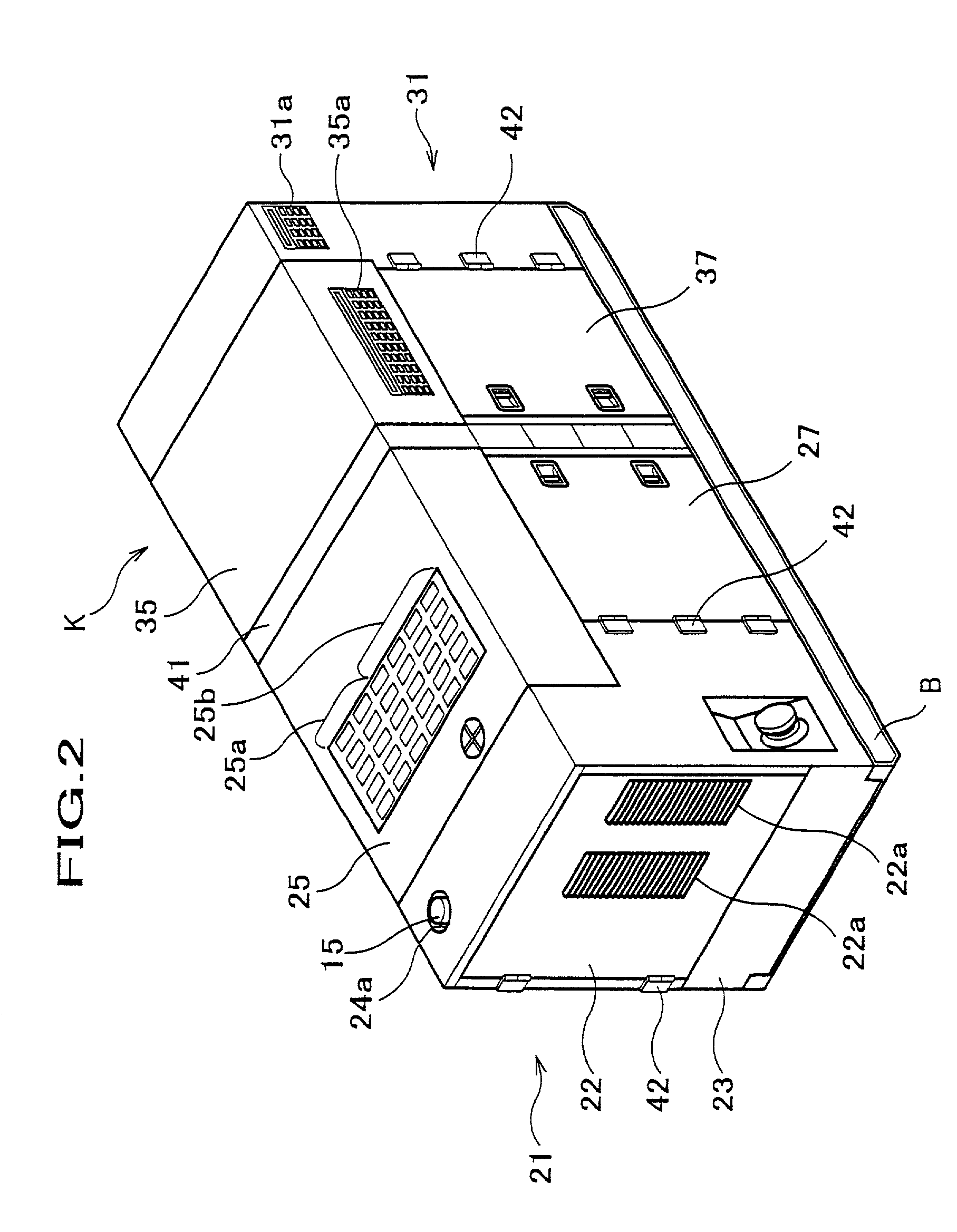 Soundproof type engine driven work machine