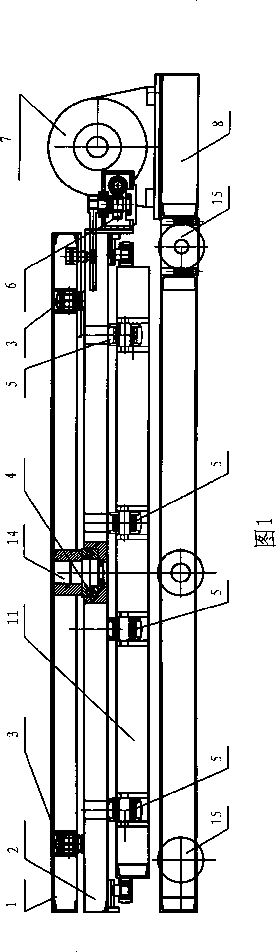 Installation platform of electric locomotive main transformer