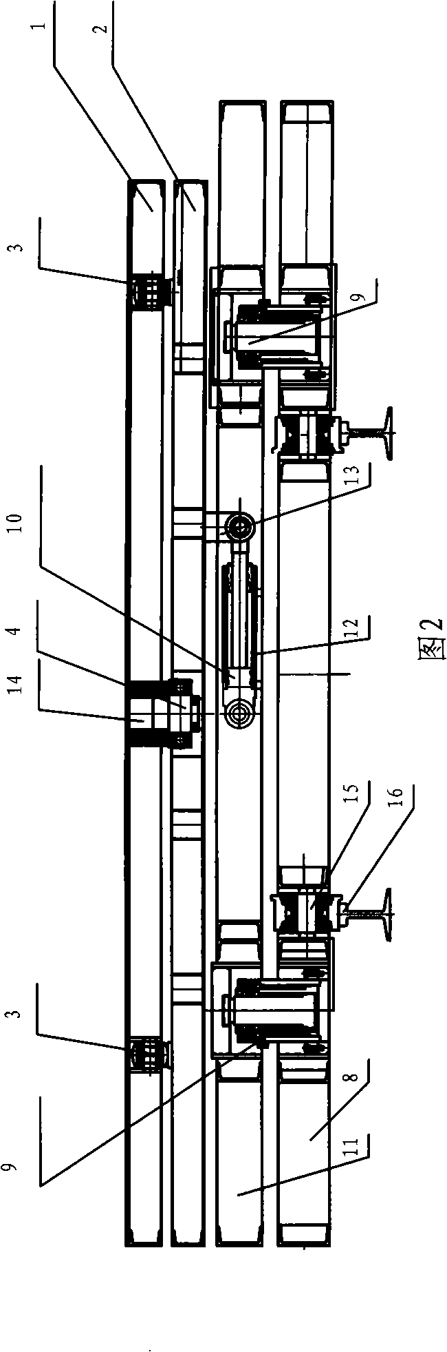 Installation platform of electric locomotive main transformer