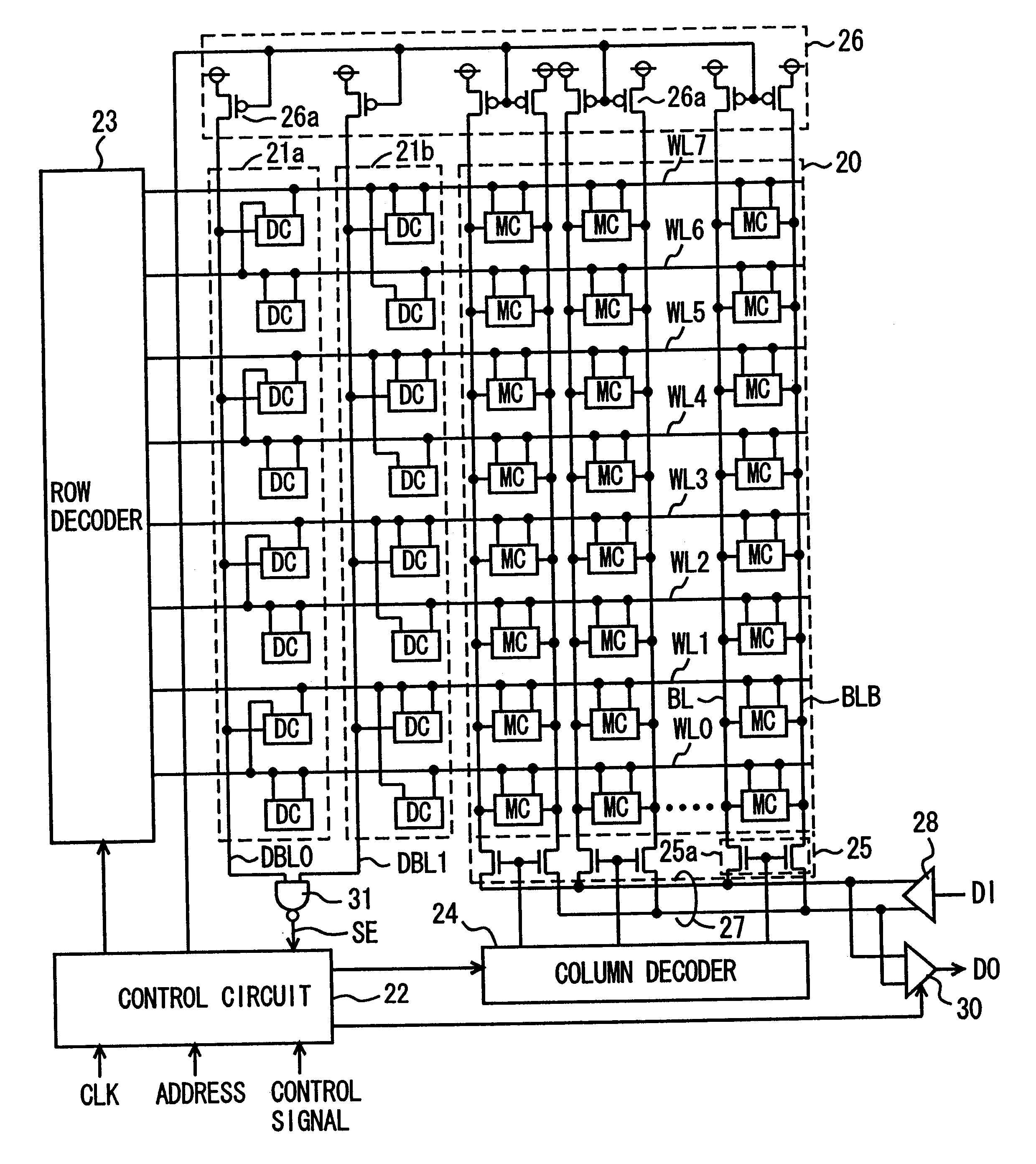 Semiconductor memory device with internal data reading timing set precisely