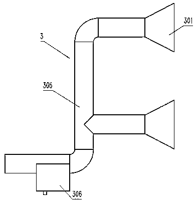 Flying dust treatment device for building construction site