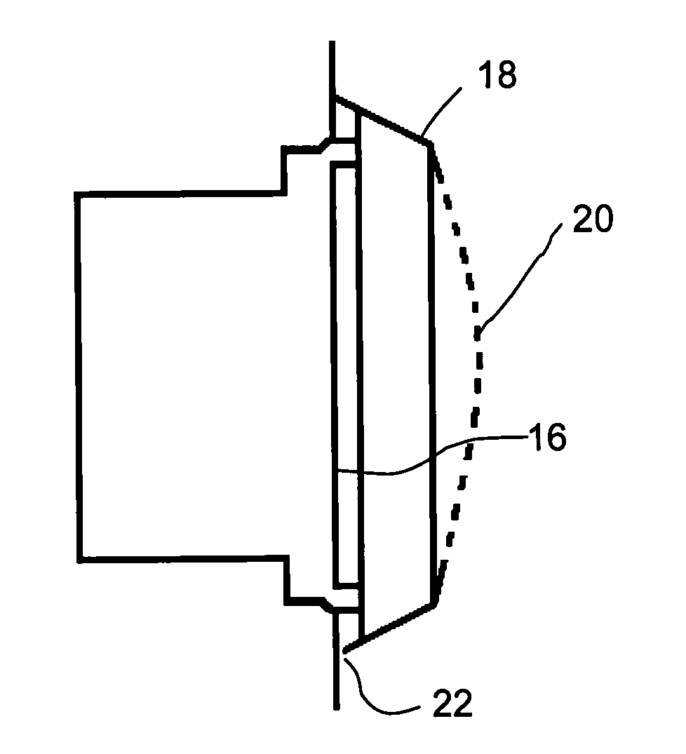 Method and apparatus for preventing a build up of snow or dust