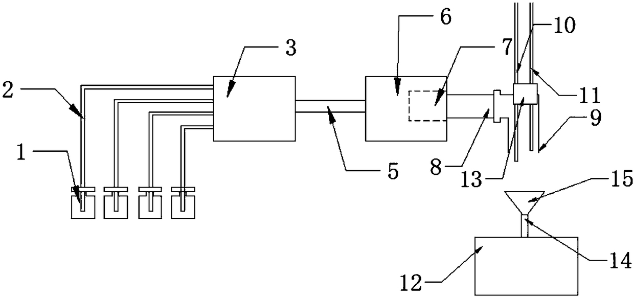 Liquid-dropping buffering solution gradient operation system and operation method thereof