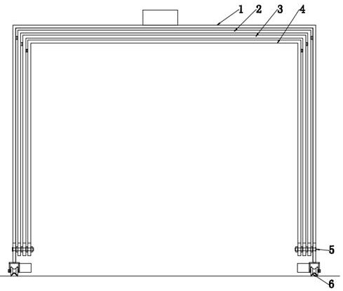 Foldable movable cover