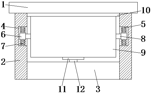 Cable bridge with good damping effect for communication engineering