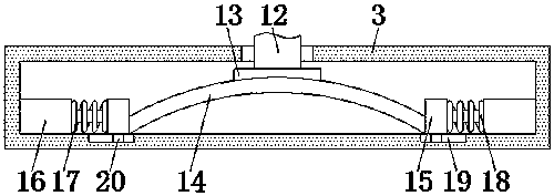 Cable bridge with good damping effect for communication engineering