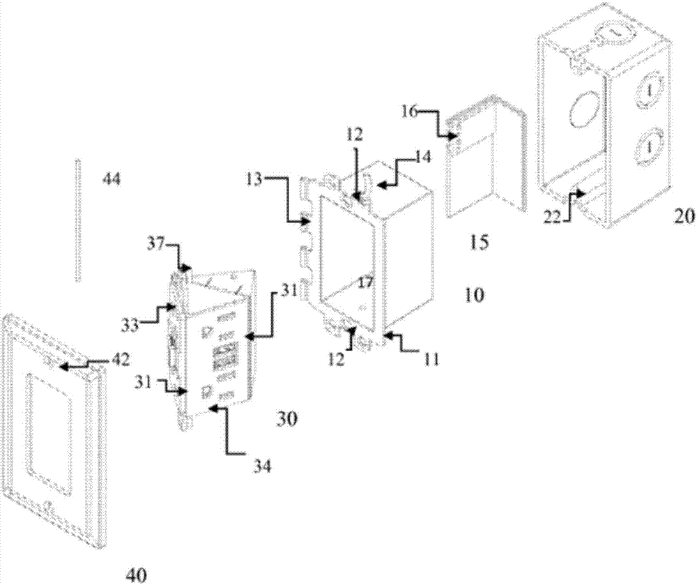 Retractable recessed electrical outlet and data port assembly