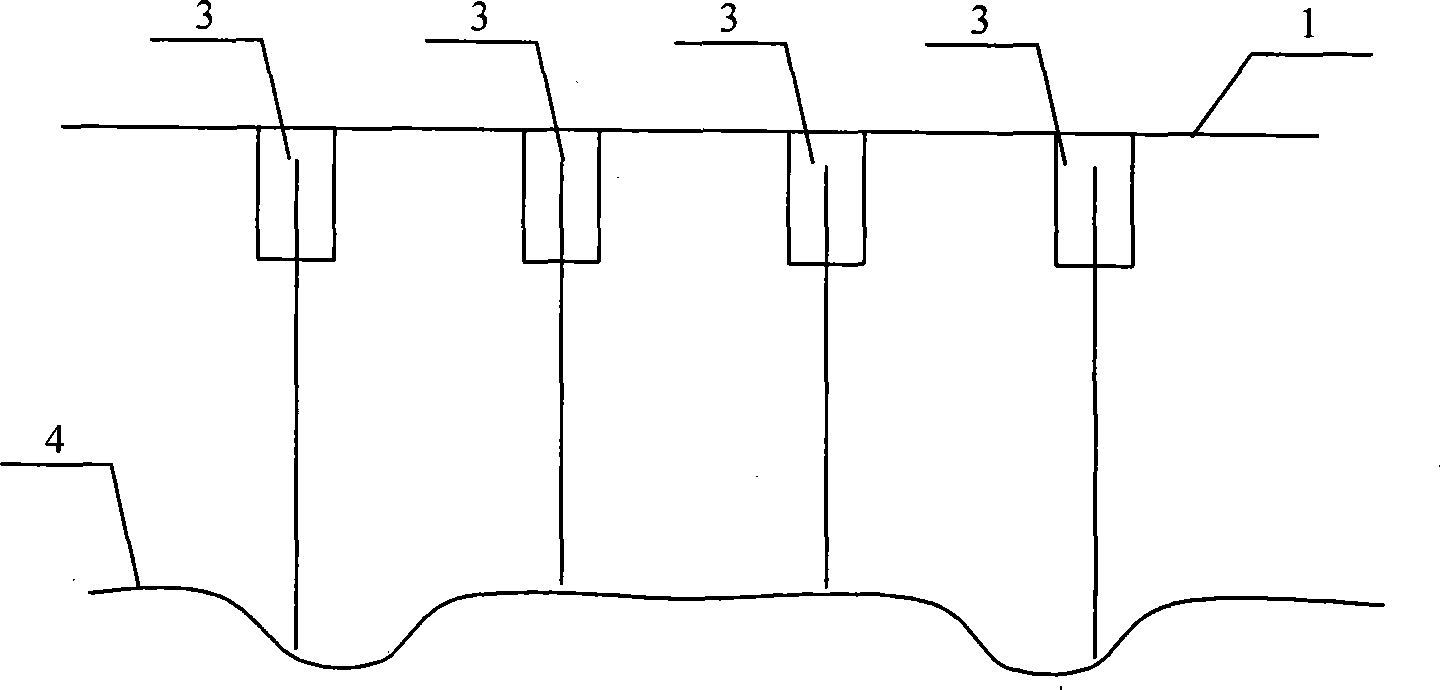 Pavement planeness automatic detection device and detecting method