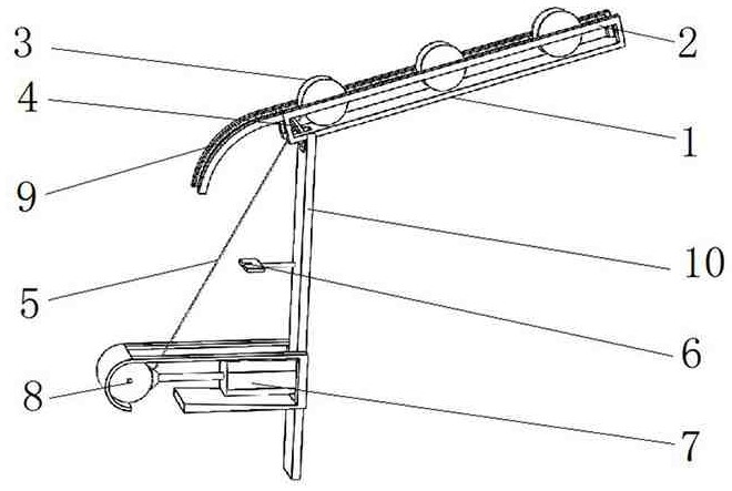 An intelligent device for changing and cutting steel wire