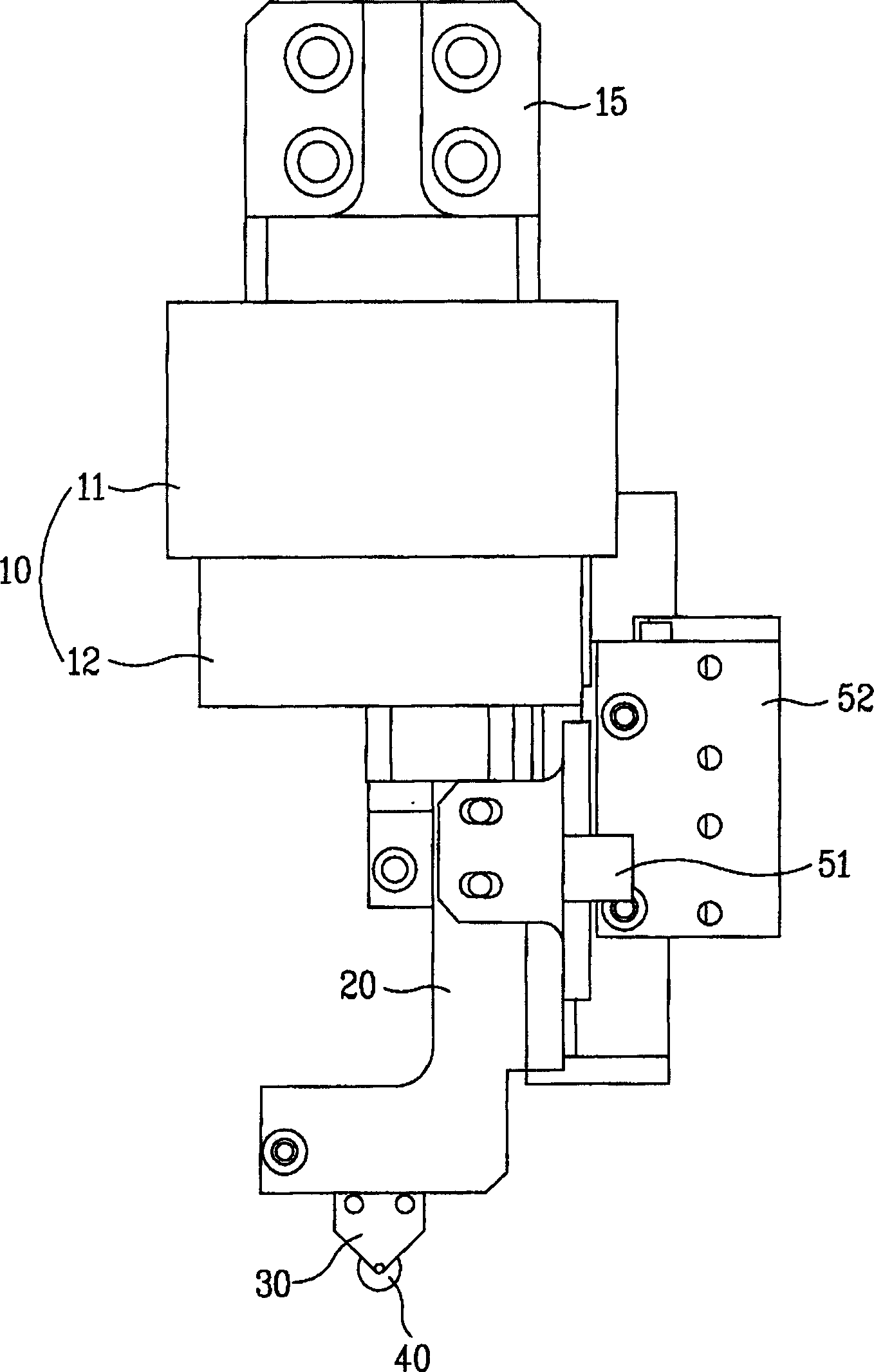 Apparatus for scribing a substrate in use for a flat panel display