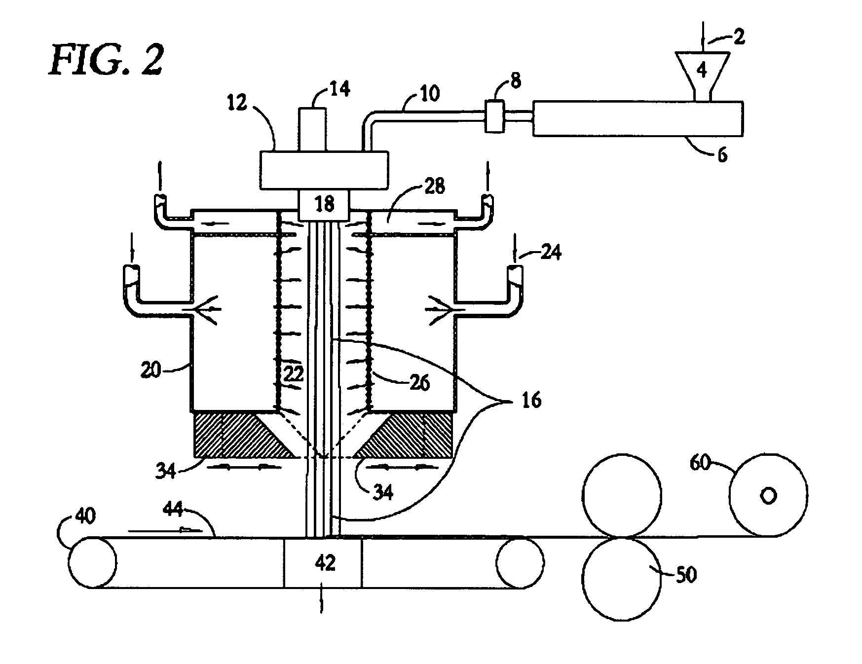 Method and apparatus for forming melt spun nonwoven webs