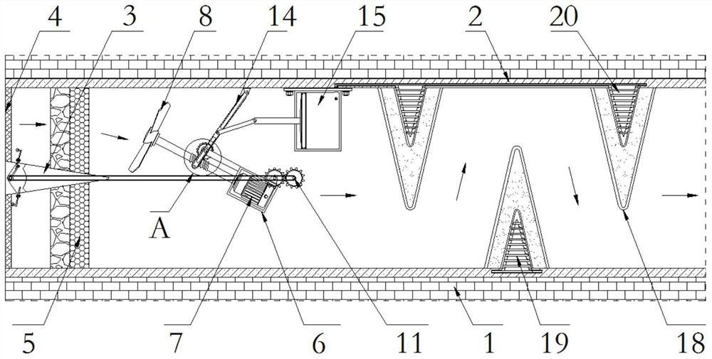 Green and energy-saving building ventilation device