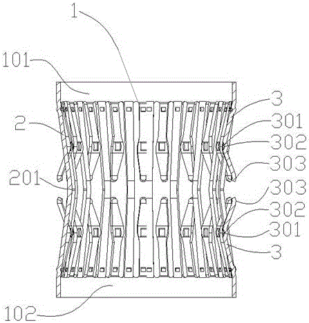 New type cylindrical crown spring