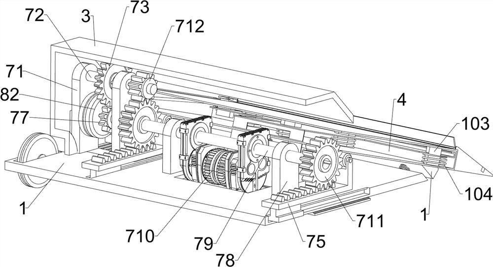 Multifunctional luggage cart for high-speed rail transfer