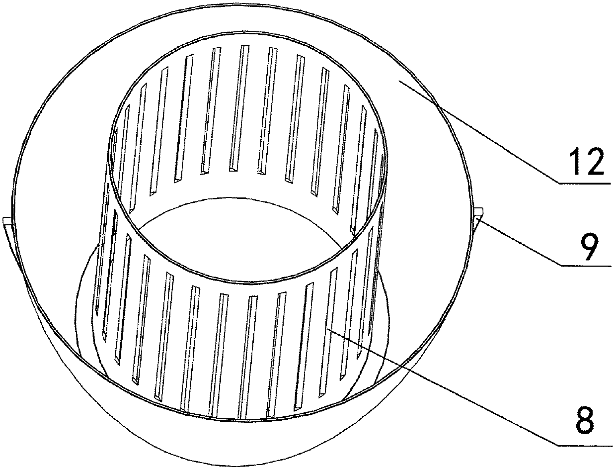 A garlic processing device integrating peeling, slicing and crushing garlic